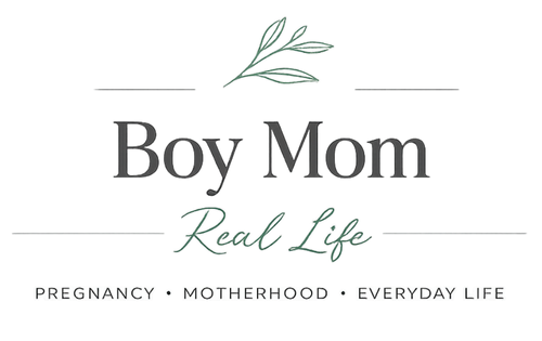 Full Logo for Boy Mom, Real Life Blog